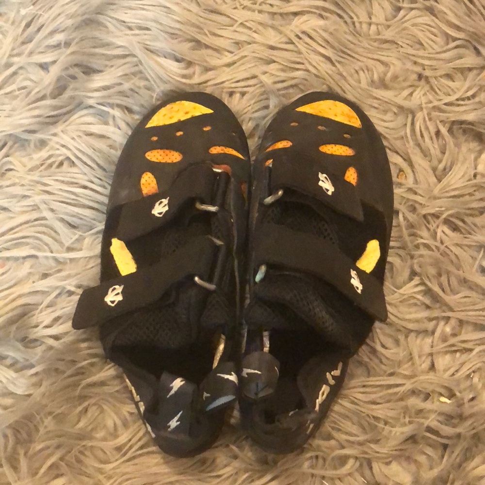 Evolv climbing shoes